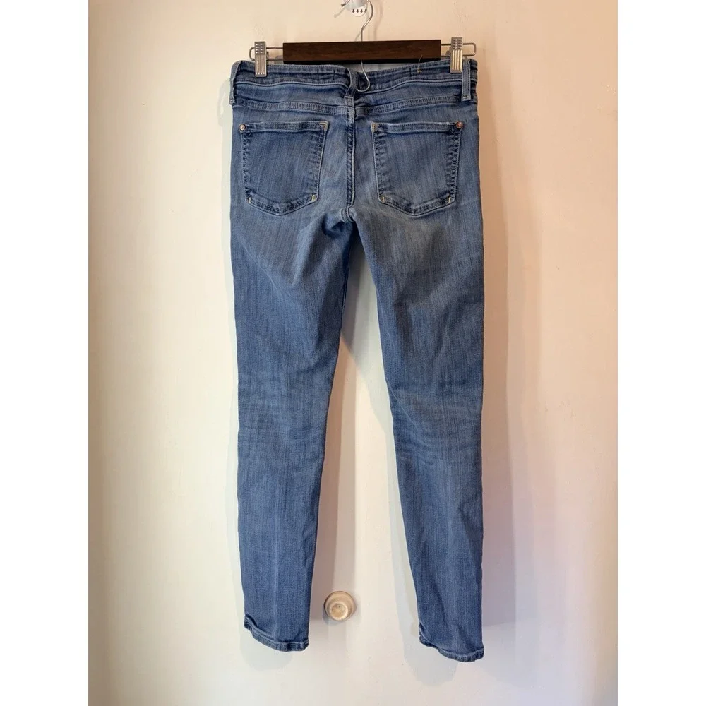 Anthropologie Pilcro And The Letter Press Jeans Size26 Skinny Distressed Lowrise